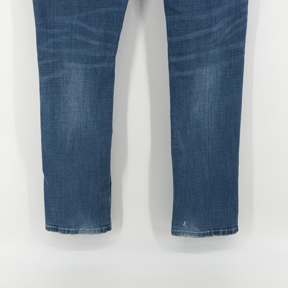 BKE Alec Straight Leg Jeans Mens 31R Medium Wash Faded Denim Pants - Picture 6 of 13